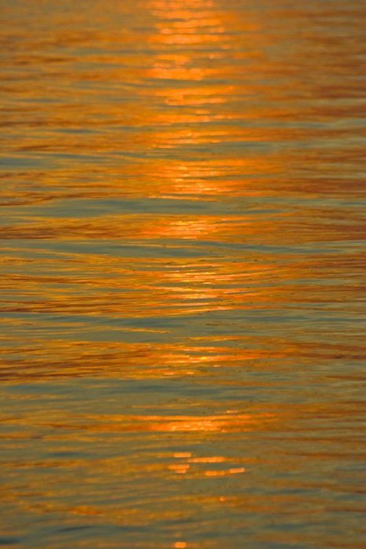 интеференция, волны, закат, солнце, вода, море Закатно-морская абстракцияphoto preview