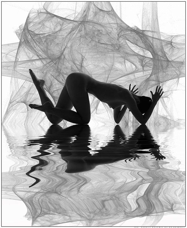 ню, силуэт, абрис ***photo preview