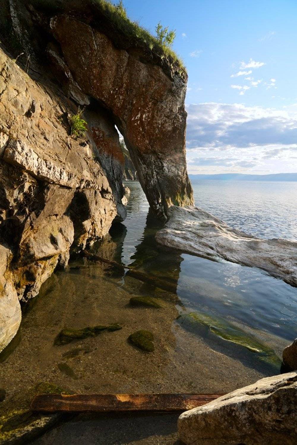 байкал, о.ольхон, камни, цветной мох, арка, 2009, Kaiser Sozo