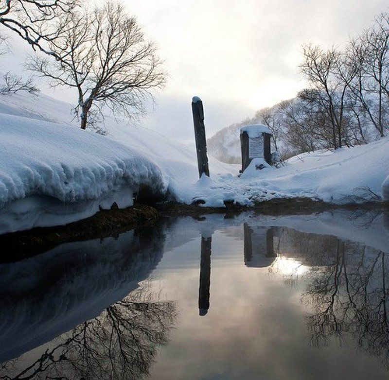 камчатка, пейзаж, вода, снег Камчатский вечерphoto preview