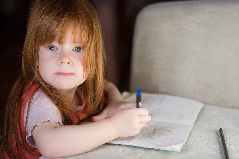 портрет, ребенок, вдохновение Вдохновениеphoto preview