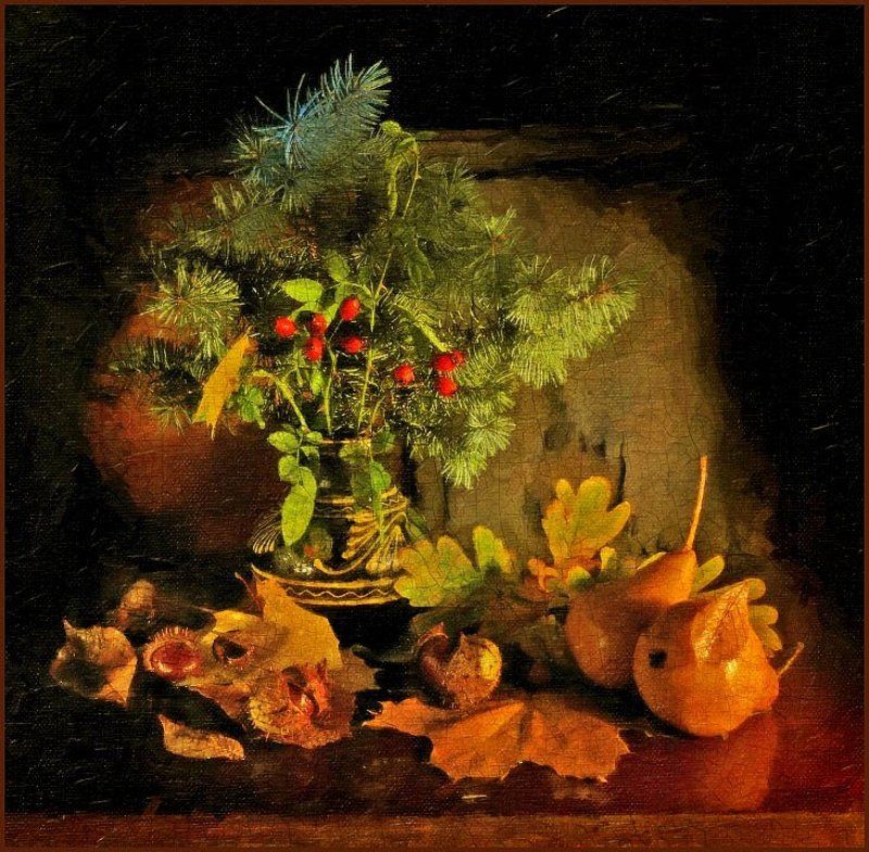 Уголок осени. (масло)photo preview