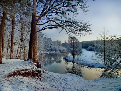 In winter