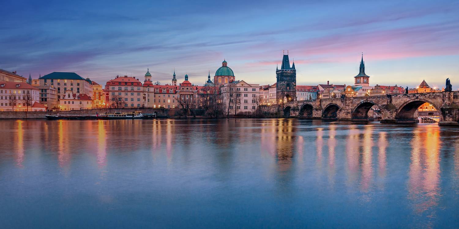 Рассвет над Карловым мостом. Автор: Сергей Газизов prague, прага, чехия, czech, карлов мост, Сергей Газизов