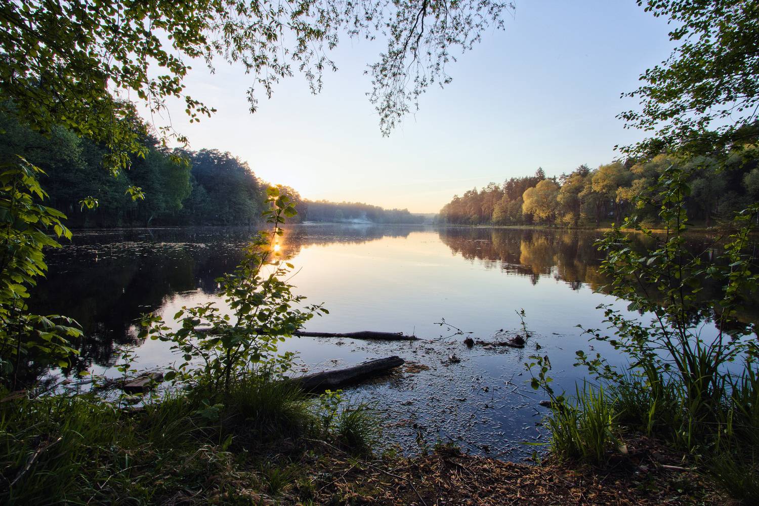 На озере. Автор: Валерий Вождаев озеро, Валерий Вождаев