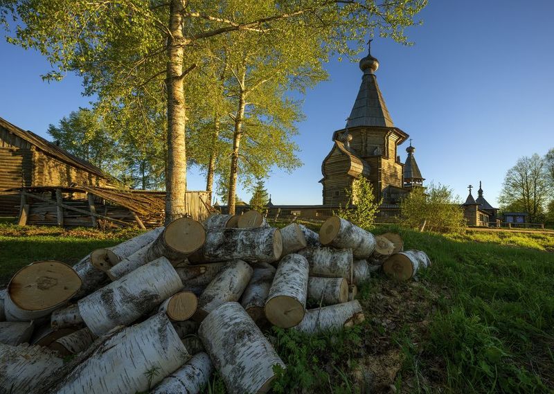 кенозерье, почозеро, погост, филипповская Берёзовые дровишкиphoto preview