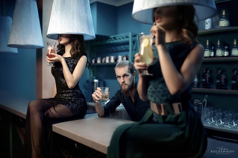 bar, woman, barman, cocktail, Вкусphoto preview