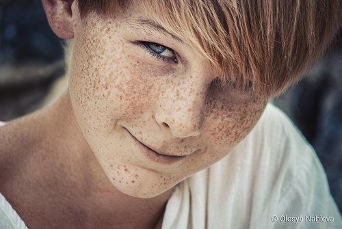 Summer, kids and freckles