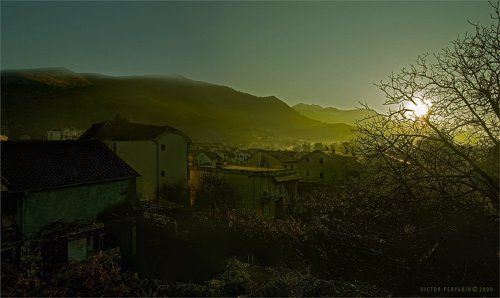 Январское утро в Тивате