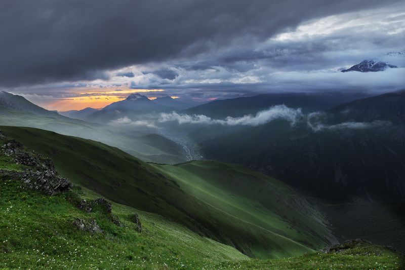 #осетия #рассвет #горы Из серии Осетияphoto preview