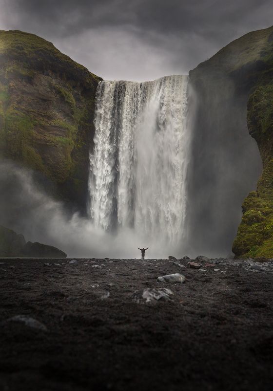 Iceland, Skogafoss, dramatic, waterfall, Outdoor, travel The Mighty Skogafossphoto preview