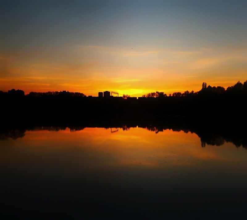 закат, природа, пейзаж, вечер Красивый закатphoto preview