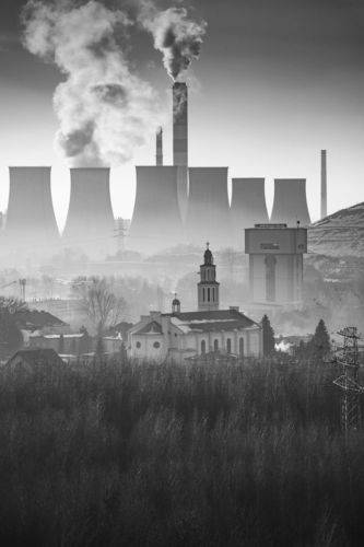 In the shadow of the chimneys