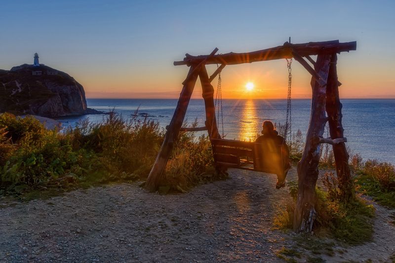 осень, восход, мысбринера, двабрата Наедине с восходом...photo preview