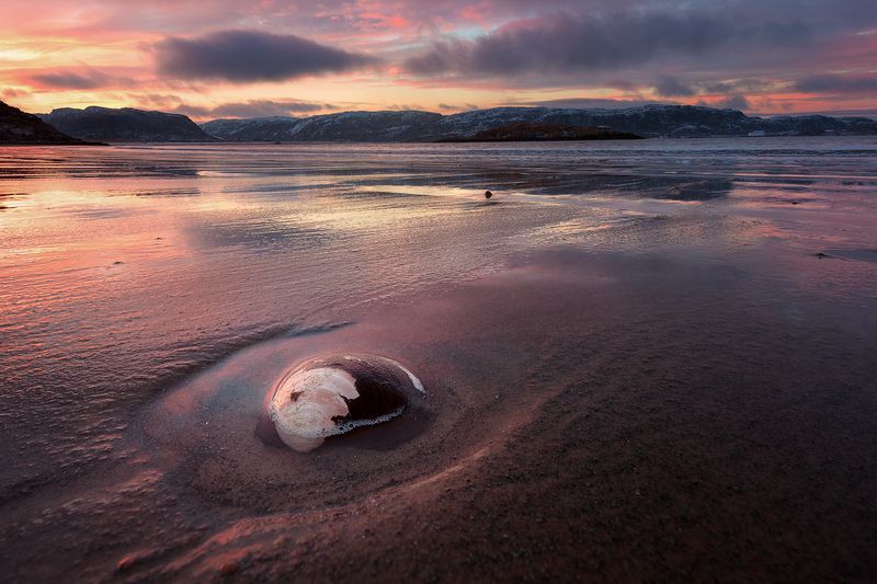 Закат на Кольском полуостровеphoto preview