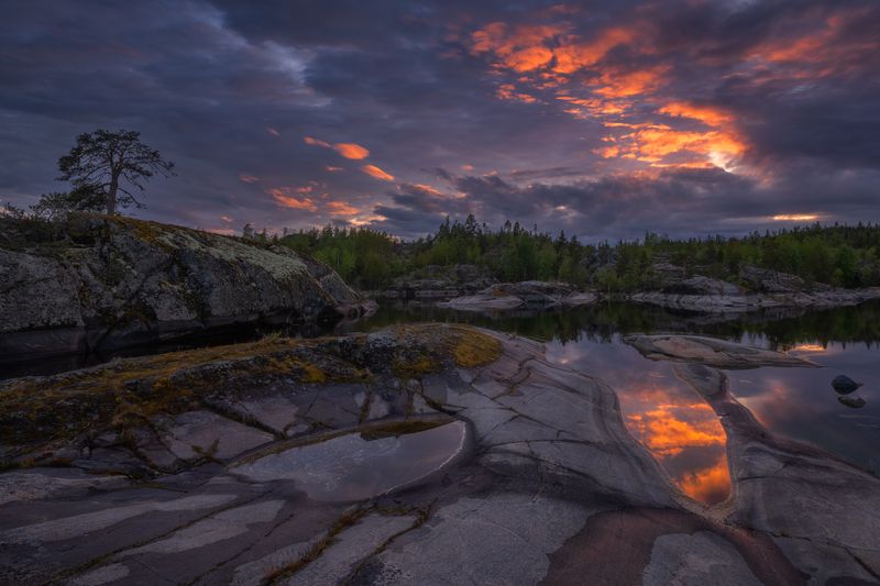 Белые ночи на Ладоге...photo preview