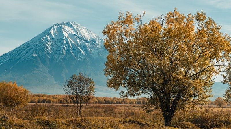 хандра, осень, камчатка, телевик, корякский, вулкан, пейзаж Осенняя хандраphoto preview