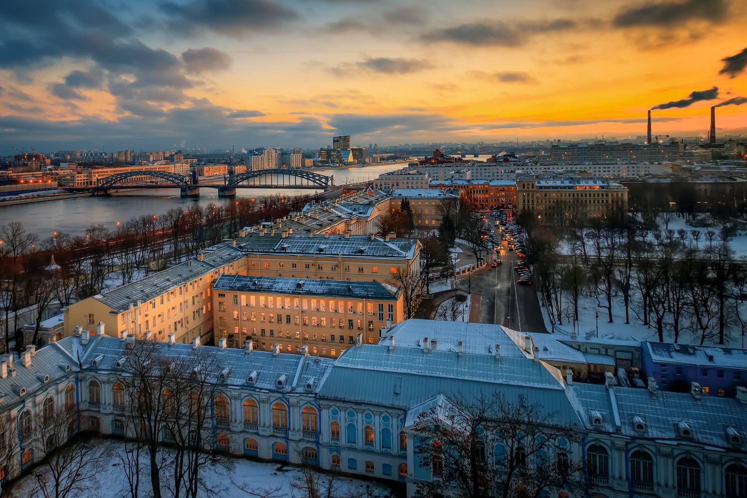 город архитектура река мост петербург, Тамара