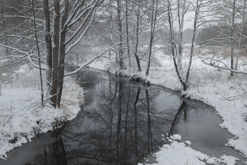 апрель снегопад суворощь половодье вазниковский Апрельский снегопадphoto preview