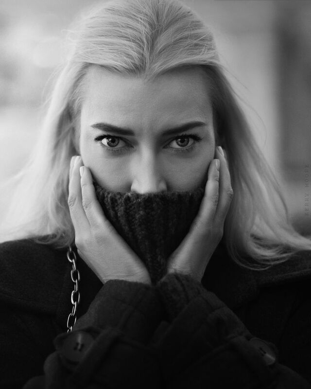 portrait, beauty, girl, model, eyes, woman, female, glamour, style, fashion, face, black and white, monochrome, light Anastasiaphoto preview