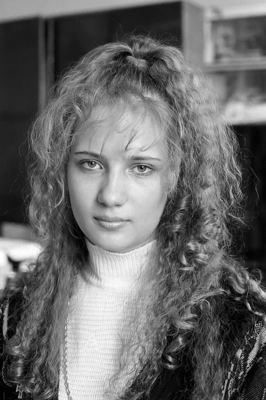 Девушка., Портрет. \