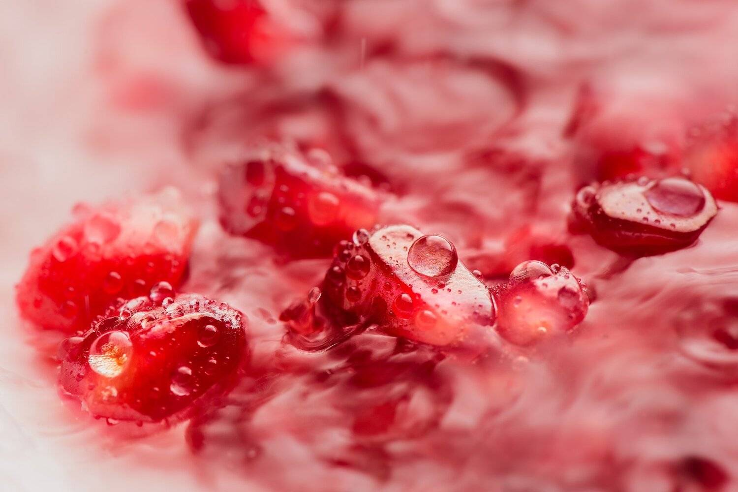 Гранат, макро, фрукты, зерна граната, Лозовский Чеслав