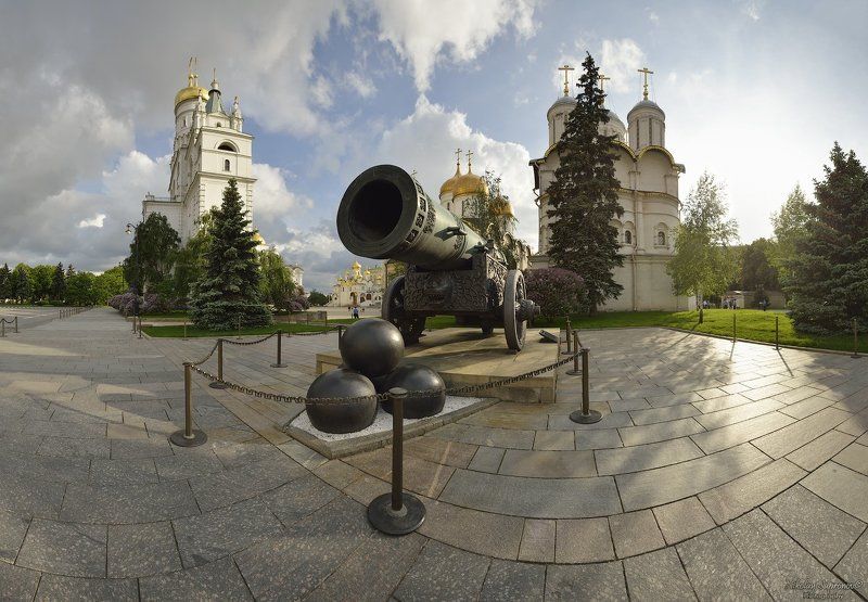 Царь-пушка, Московский кремль, Соборная площадь, Кремль, Соборы,  Добро с кулакамиphoto preview