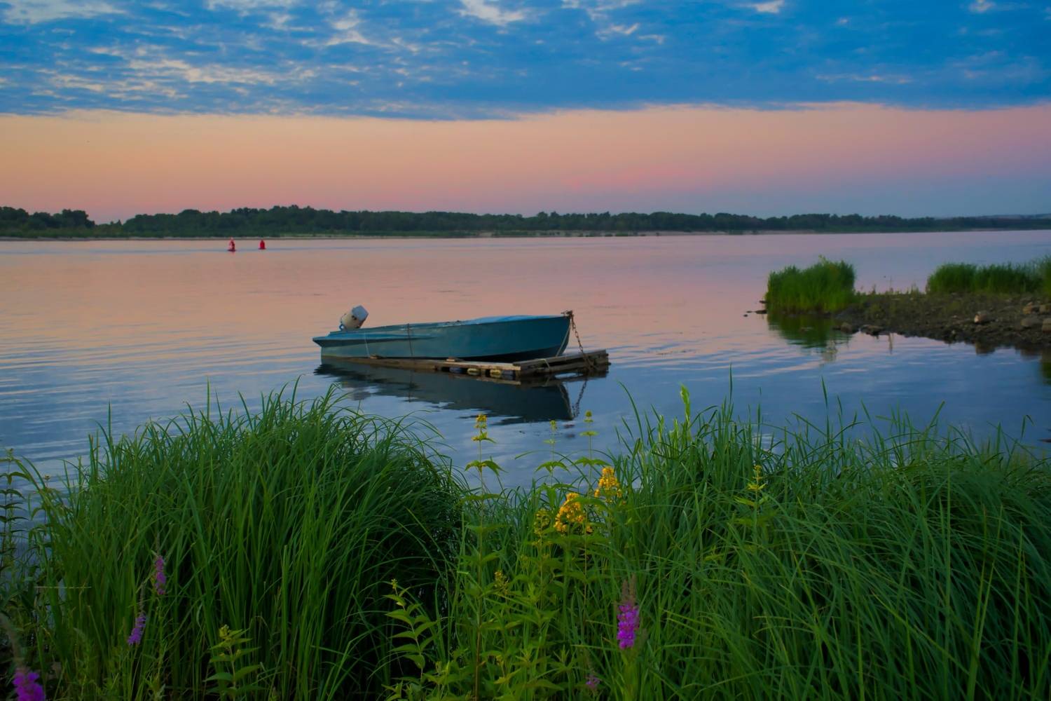 рассвет, природа, волга, волгоград, пейзаж, Виктор Ястребов