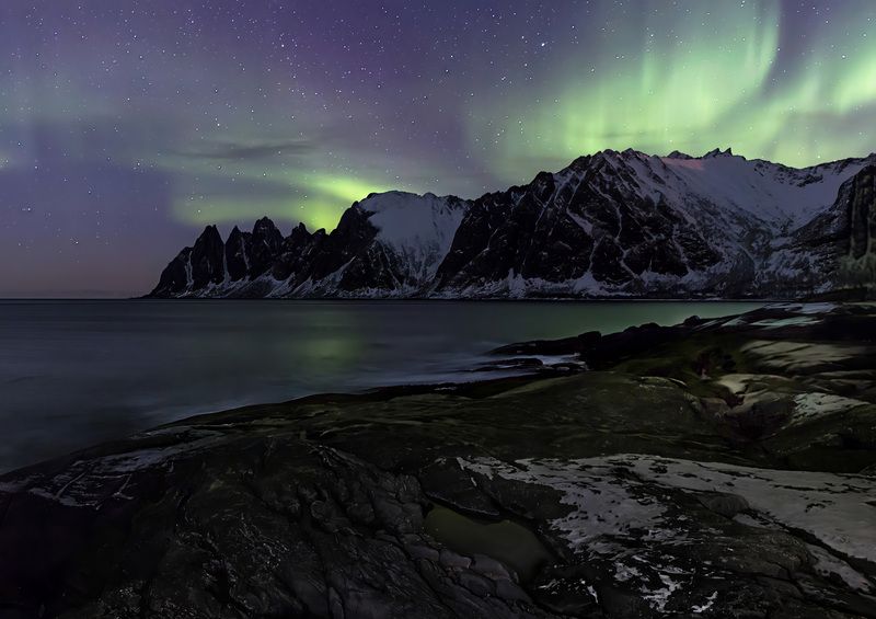 аврора, сияние, норвегия, север, norway, aurora,north Сияйphoto preview