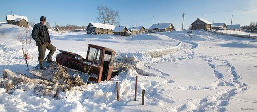 Как утопили в Ояти трелевочник...