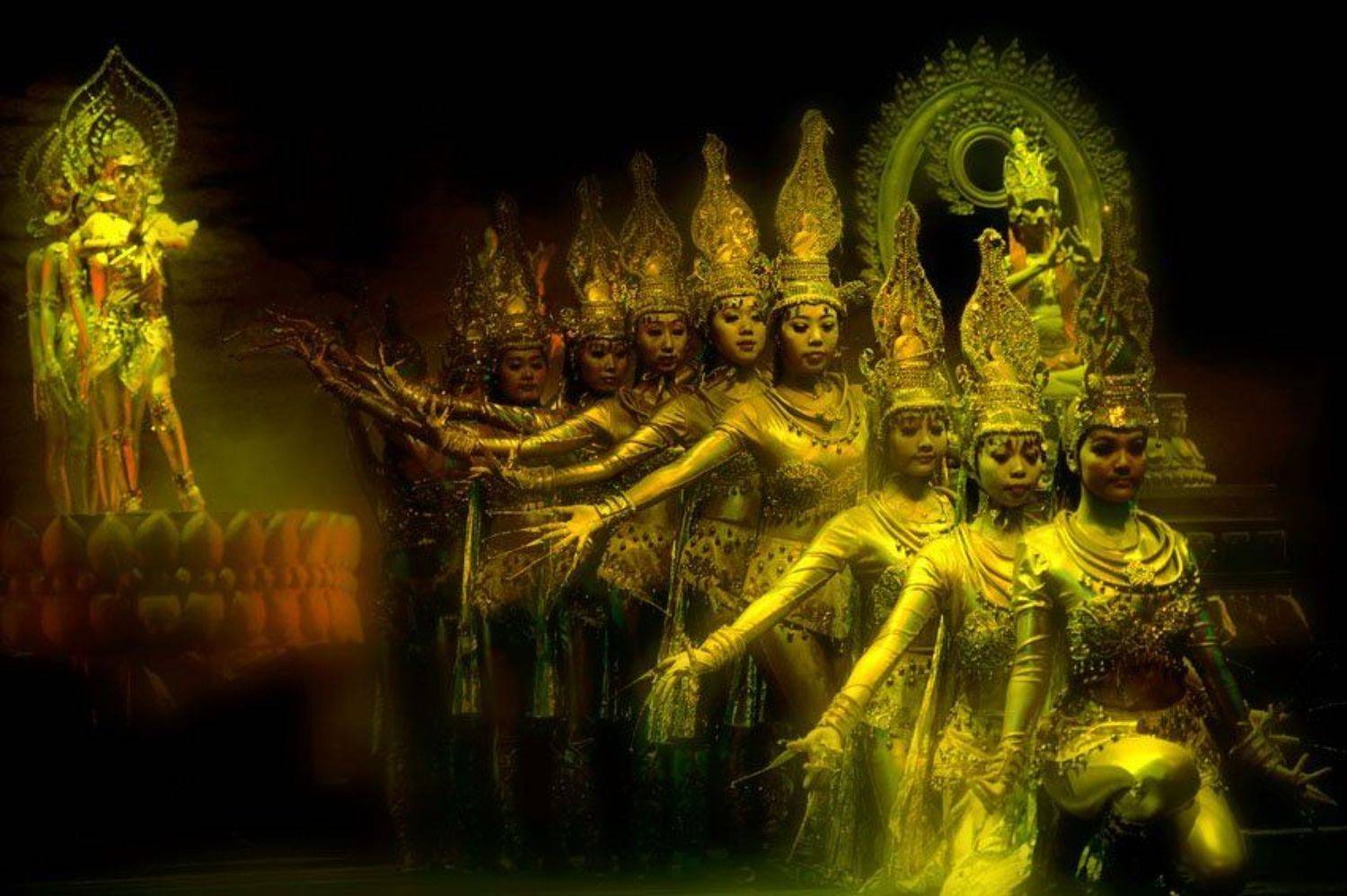 китай, танец, девушки, золотой запас, Татьяна Гориловская