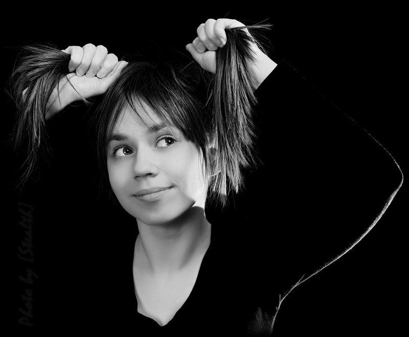 А это - мои кисточки! (B&W)photo preview