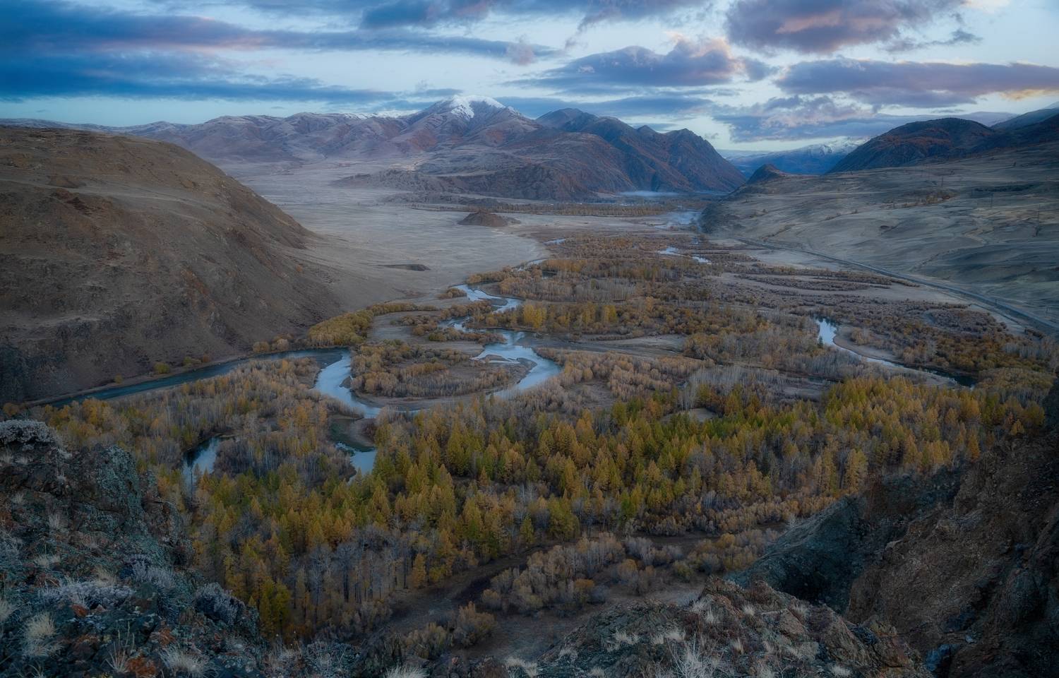 алтай горы лес утро пейзаж красивый лиственница, Татьяна Юганова