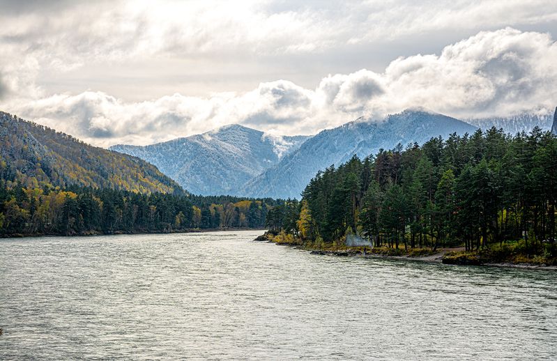 осенний пейзаж в горном алтае Осенний пейзаж в Горном Алтаеphoto preview