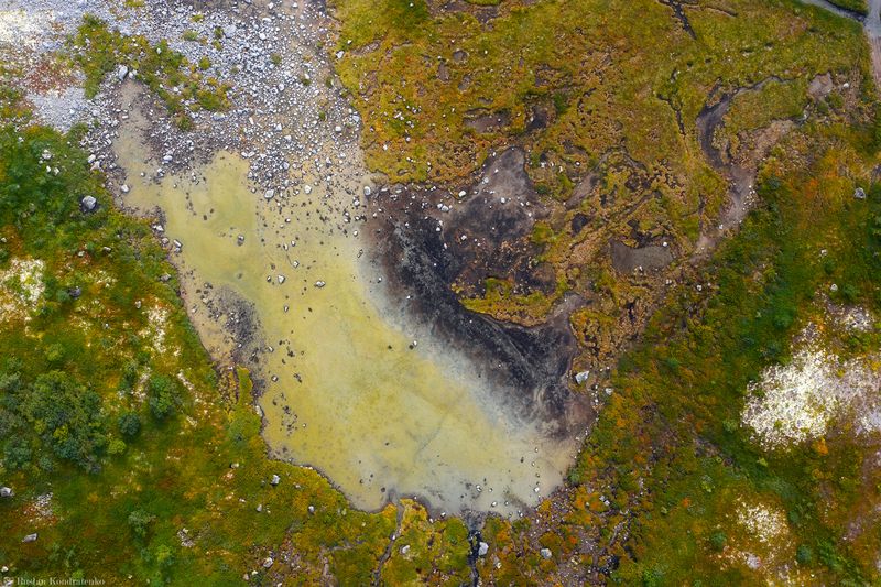 Хибины, Кольский полуостров Река Малая Белаяphoto preview