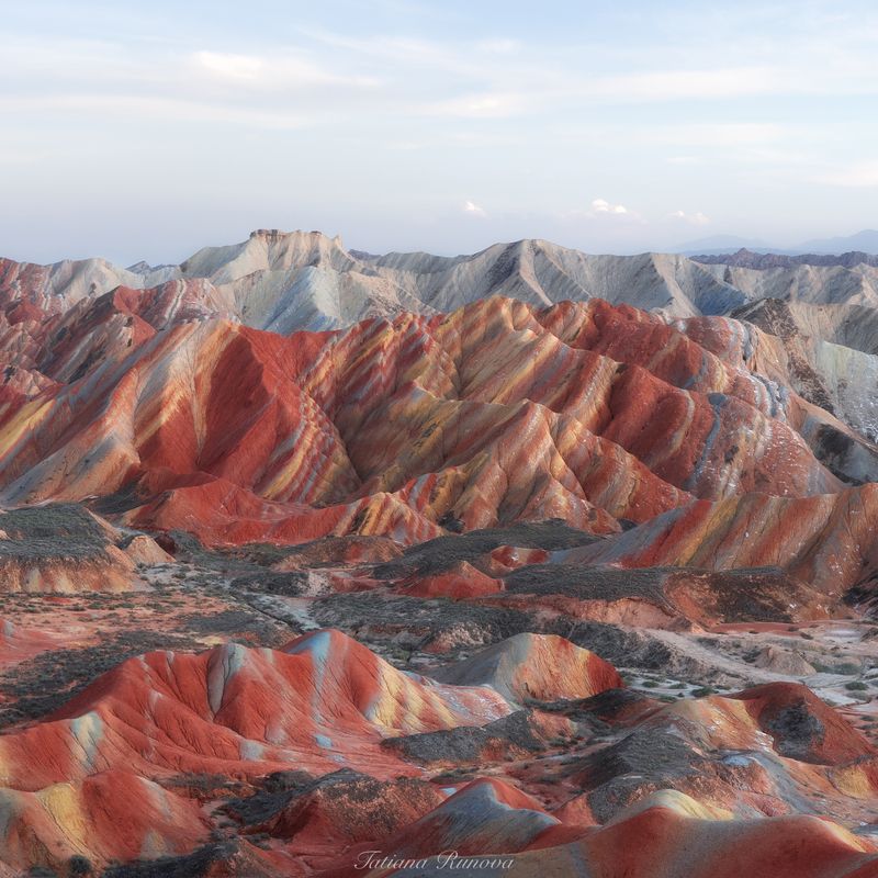 Цветные горы Китаяphoto preview