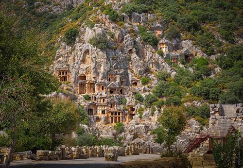 Ликийские гробницы, Демре (Мира). Турция