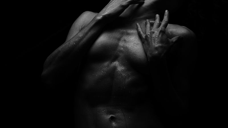 ню, девушка, nu, female, girl, чб, bw Water dropsphoto preview