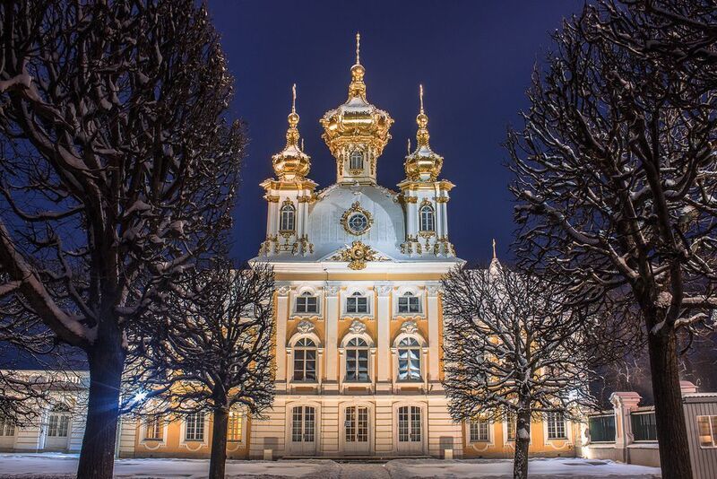 Санкт-Петербург, Питер, Нева, город на Неве Вечер в Петергофеphoto preview