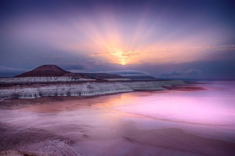 рассвет, мангистау Рассвет после буриphoto preview