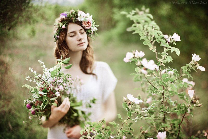 весна девушка ***photo preview