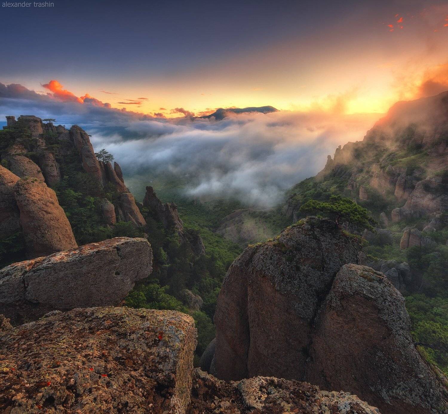 демерджи, долина привидений, крыиские горы, крым, пейзаж, Александр Трашин
