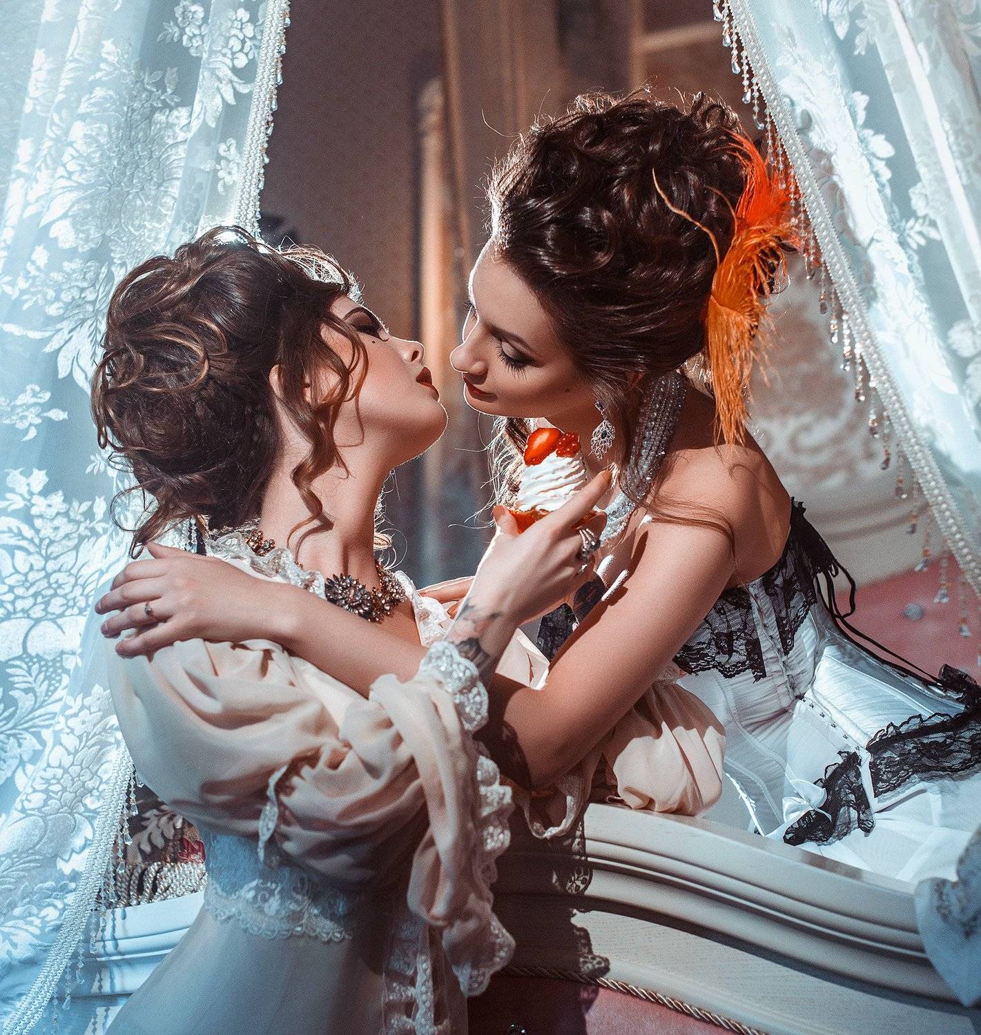 ***. Автор: Илья Новицкий nikon, d800, 50mm, 2015, будуар, барокко, девушки, сладкое, Илья Новицкий