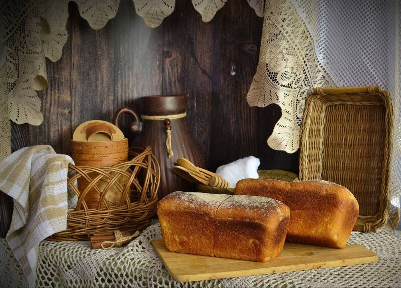 хлеб, композиция, инаида, свет, корзины Молочный хлеб собственной выпечки..photo preview