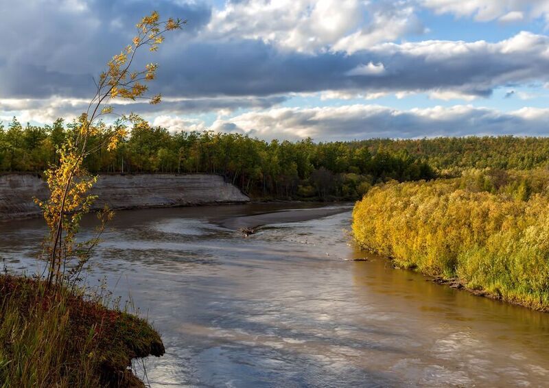 Камчатка, Еловка, осень, река Постою на краю...photo preview