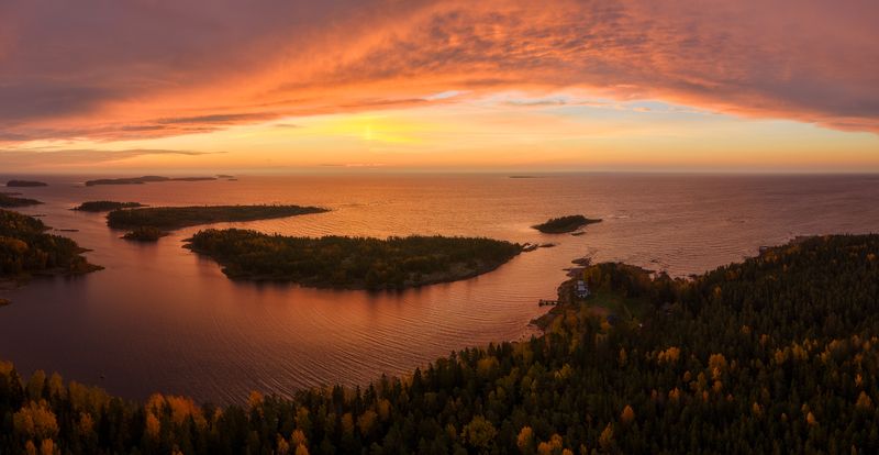 Валаам Рассвет на Казанском скитуphoto preview