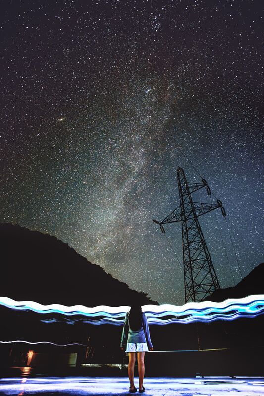 night photography, astrophotography, night sky, stars, starry sky, milky way, galaxy, long exposure, dark sky, stargazing, astronomy, celestial, cosmos, universe, deep sky, nightscape, sky, space, low light, wide angle, landscape photography, nature photo Starry Nightphoto preview