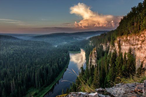 Утро на Усьвинских столбах