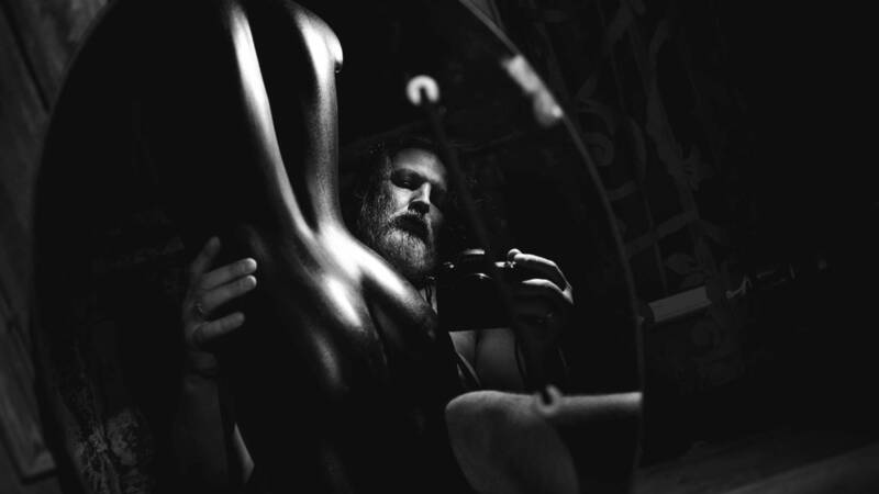 автопортрет, портрет, мужмкой портрет, манекен, черно-белое Пластиковая опаphoto preview