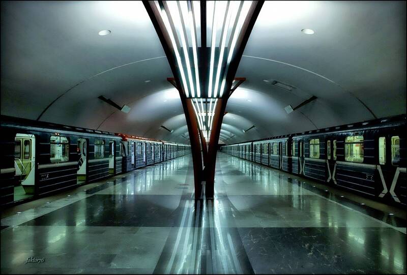 метро, москва, архитектура, транспорт, город станция метро Алма-Атинская Москваphoto preview